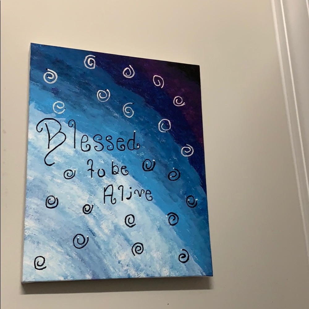 “Blessed” painting